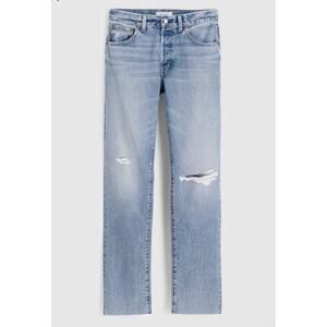 NEW Madewell The Dean Easy Straight Jean Nickelsville Wash Size 28 (6/8) Denim